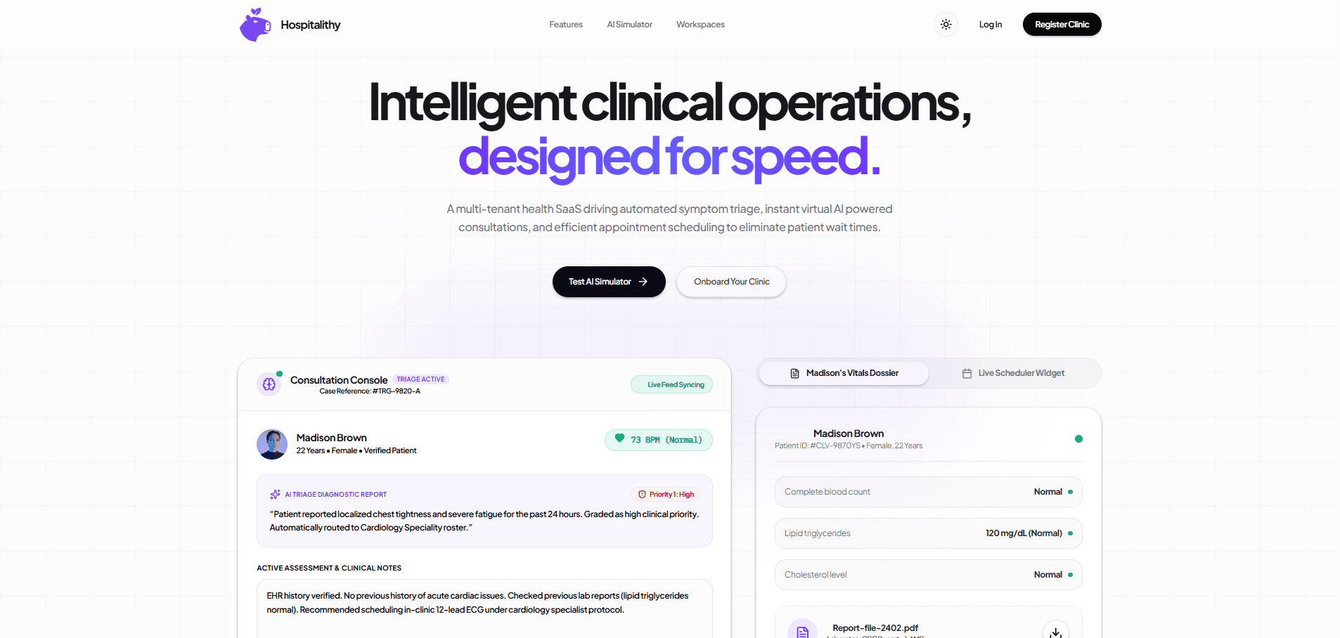 Hospitalithy project preview
